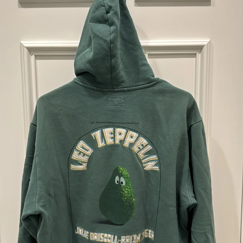 Marine Layer Green Hoodie with Avocado Patch - Picture 5 of 6
